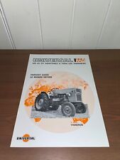 brochure prospekt PROSPECTUS TRACTEUR UNIVERSAL V445 tractor-traktor-john deere, occasion d'occasion  Saint-Sébastien-de-Morsent