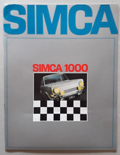Simca 1000 range for sale  BOURNE