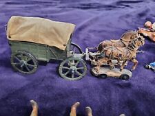 Lote de juguetes antiguos Trico Japón Inglaterra piezas de plomo reparación caballo carro soldado vaquero segunda mano  Embacar hacia Argentina