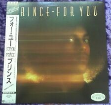 PRINCE - PARA VOCÊ - JAPÃO PROMO ONLY LP + OBI + INSERÇÃO DE 5 PÁGINAS + ADESIVO PROMOCIONAL comprar usado  Enviando para Brazil