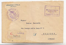 T375 corrispondenza diplomatic usato  Italia