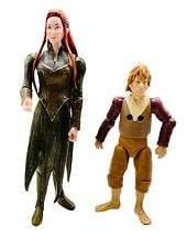 Lord of The Rings - NLP 2012 - Bilbo Hobbit & Tauriel Elf Figure - Read Descript, used for sale  Shipping to South Africa