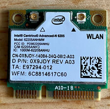 Used, Dell INTEL Centrino Advanced-N 6205 Laptop Wifi Wireless 62205ANHMW 0X9JDY Card for sale  Shipping to South Africa