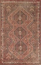 Vintage Geometric Tribal Yalameh 5'x7' Area Rug Wool Hand-knotted Foyer Carpet for sale  Shipping to South Africa