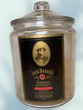2 Gallon Anchor Hocking Glass Jar Jack Daniels Whiskey Flavored Coffee Beans for sale  Shipping to South Africa