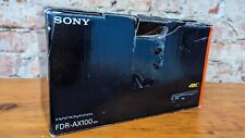 PAQUETE Sony FDR-AX100 4K Handycam Videocámara Cargador de Batería Control Remoto en Caja de Venta segunda mano  Embacar hacia Argentina