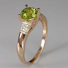 Bague peridot diamants d'occasion  Saint-Paul