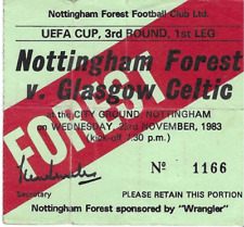 Nottingham forest celtic for sale  LONDON