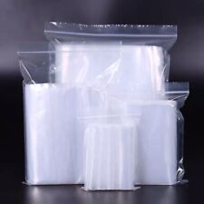GRIP SEAL BAGS Self Resealable Plastic Clear Poly Bags for sale  Shipping to South Africa