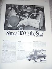 Simca 1100 star for sale  ILFRACOMBE