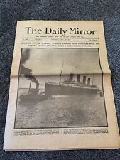 Daily mirror titanic for sale  MANSFIELD