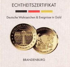Goldmünze schloss sanssouci gebraucht kaufen  Deutschland
