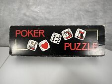 Vintage poker puzzle for sale  Shipping to Ireland