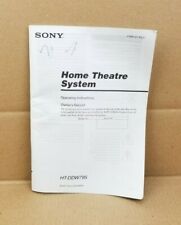 Manual de instrucciones de funcionamiento del sistema de cine en casa Sony HT-DDW795 genuino segunda mano  Embacar hacia Argentina