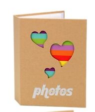 Álbum de fotos 100 fotos 4""x6"" Rainbow Hearts 50 páginas segunda mano  Embacar hacia Mexico