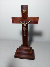 Vintage wooden crucifix for sale  LYMINGTON