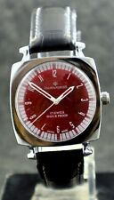 # Relógio de pulso masculino B&M mostrador vermelho 17 joias feito na Suíça corda manual ..SS comprar usado  Enviando para Brazil