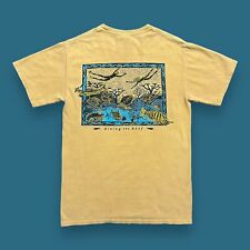 Camiseta gráfica vintage tingida vestuário mergulho recife Aragorn estúdio tortola y2k pequena comprar usado  Enviando para Brazil