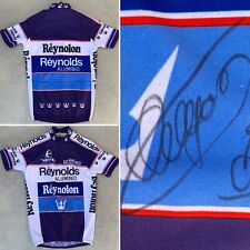 Camiseta de ciclismo vintage Etxeondo Reynolon Reynolds alumínio assinada comprar usado  Enviando para Brazil