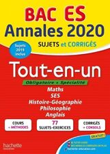 Annales bac 2020 d'occasion  France