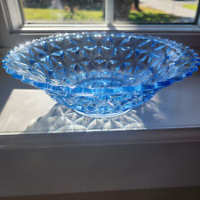 Blue geometric glass for sale  Wilmington
