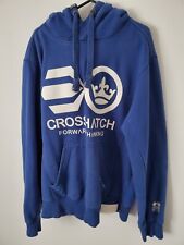 Blue crosshatch hoodie for sale  KING'S LYNN