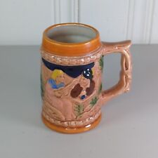 Vintage Ceramic Beer Stein Mug - Man and Woman Playing Guitar at Table - Used - for sale  Shipping to South Africa