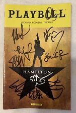 Hamilton signed playbill. for sale  Palm Harbor