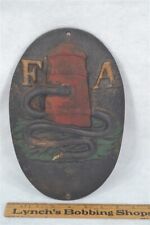 vintage old fire mark sign Philadelphia Fire Ins Co. cast iron 11x7 , used for sale  Shipping to South Africa