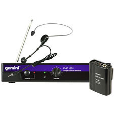 Gemini DJ VHF-1001HL-C4 Single-Channel VHF Wireless Headset System for sale  Shipping to South Africa