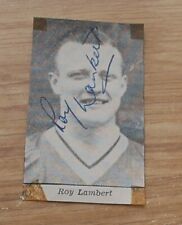 Roy lambert rotherham for sale  MIDDLESBROUGH