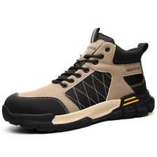 Sapatos de trabalho masculinos com biqueira de aço indestrutível tênis de segurança confortável comprar usado  Enviando para Brazil