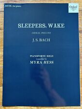 $2 Sheet Music! ~ Sleepers, Wake ~ Bach ~ Myra Hess, Arr ~ Oxford ~ Piano for sale  Shipping to South Africa