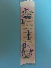 Woven silk bookmark for sale  CONGLETON