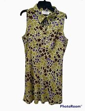 Vestido vintage Marian & Maral para mujer verde mediano floral retro lectura segunda mano  Embacar hacia Argentina