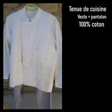Veste pantalon cuisine d'occasion  Saint-Donat-sur-l'Herbasse
