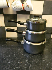 Tefal ultrabase  non stick saucepan set -  set of 3 saucepans and lids for sale  Shipping to South Africa
