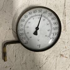 Vtg brass thermometer for sale  Lindstrom