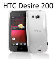 TPU Żelowe silikonowe etui Etui S-line białe do HTC Desire 200 na sprzedaż  Wysyłka do Poland