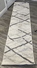 grey white area rug for sale  Lakeland