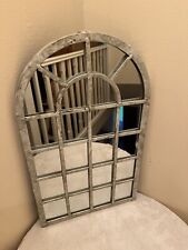 Lovely Small GOTHIC Style Arch Top GARDEN or Indoor MIRROR 40x24cm for sale  Shipping to South Africa