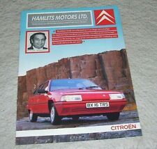 Citroen range brochure for sale  WELLING