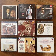 Lote de CD Álbum 9x Ópera EMI Decca London RCA Verdi Puccini Importações e Domésticos comprar usado  Enviando para Brazil