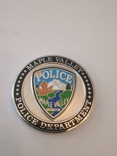 Maple valley police for sale  Lawrence