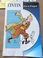 Tintin milou dépliant d'occasion  Douarnenez
