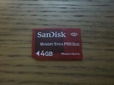 Sandisk 4gb memory for sale  NORTHAMPTON
