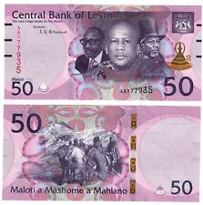 2021 Lesotho P23c 50 Maloti Banknote UNC  na sprzedaż  Wysyłka do Poland