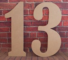 Wooden numbers 10cm for sale  SHREWSBURY