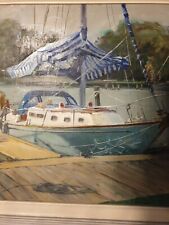 Obraz olejny Frank Palmieri, Floryda, duża żaglówka, jacht na inwestorze  na sprzedaż  Wysyłka do Poland