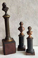 Bronces victorianos en miniatura sobre columnas, figuras literarias, Grand Tour segunda mano  Embacar hacia Argentina